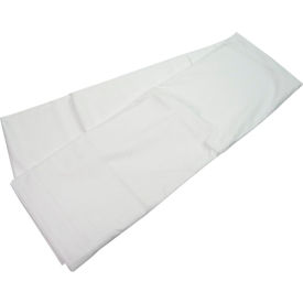 Hotel Basics Twin Size Bed Sheets, 115" x 66", White - 12 Pack
