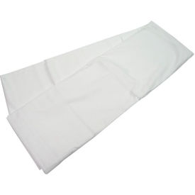 Twin Size Bed Sheets XL - 115" x 66" - White - 12 Pack