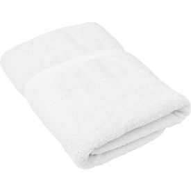 Spa & Comfort Bath Towel - 54" x 27" - White - 12 Pack