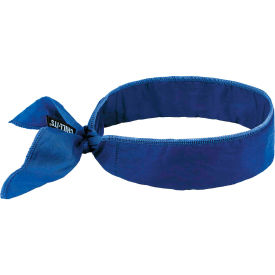 6702 Chill-Its Evaporative Cooling Bandana, Embedded Polymers - Tie, Solid Blue