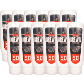 6351 KREW'D SPF 50 Sunscreen Lotion, 8oz, 12-Pack