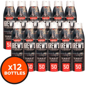 6353 KREW'D SPF 50 Sunscreen Spray, 5.5oz, 12-Pack