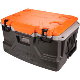 5171 Chill-Its Industrial Hard Sided Cooler, 48 Quart, Orange/Gray