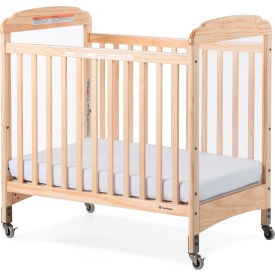 Next Gen Serenity Fixed-Side Compact Clearview Crib - Natural