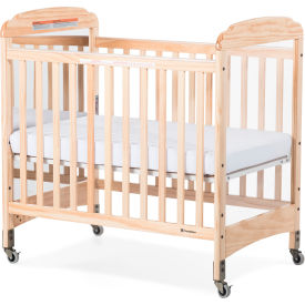 Next Gen Serenity Fixed-Side Compact Mirror Crib - Natural