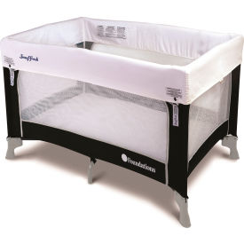 SnugFresh Celebrity Portable Travel Yard, Graphite Gray, with Cover