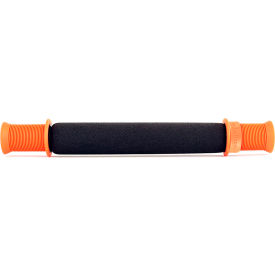 11" Roadster Hand Held Portable Foam Roller, Black/Orange
