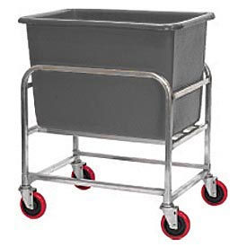 Aluminum Bulk Mover 6 Bushel 30-6-A/GY with Gray Tub, 33"L x 24"W x 36"H