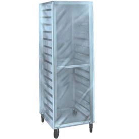 Bakery Rack Freezer Cover, Blue Transparent Plastic