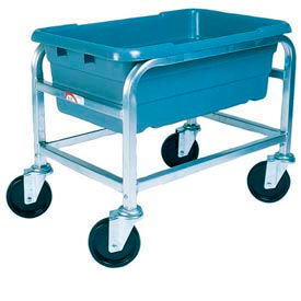 Mobile Stainless Steel Lug Cart, Capacity 1 Lug, 25"L x 16"W x 19"H, No Lugs