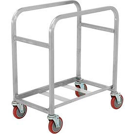 Winholt Mobile Stainless Steel Lug Cart Capacity 2 Lug, 25"L x 16"W x 33"H