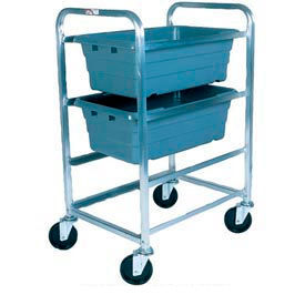 Winholt Stainless Steel Lug Cart, Capacity 3 Lug, 27"L x 19"W x 41"H, No Lugs