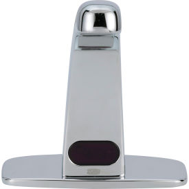 Sensor Faucet, 4" Deck Plate, Thermostatic Mixing Valve