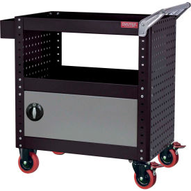 Steel Utility Cart w/Adjustable Shelf, 800 lb. Cap, 34-3/8"W x 19-2/3"D x 34-2/3"H