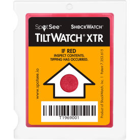 TiltWatch XTR Tilt Indicator with Anti Vibration Mechanism, 100/Box