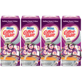 Liquid Coffee Creamer, Italian Sweet Creme, 0.38 oz Mini Cups, 200/Carton