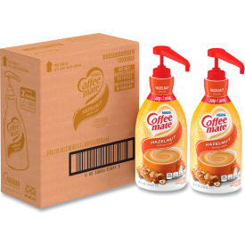 Liquid Coffee Creamer, Hazelnut, 1.5 Liter Pump Bottle, 2/Carton