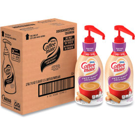 Liquid Coffee Creamer, Sweetened Original, 1.5 Liter Pump Bottle, 2/Carton