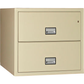 2 Drawer Lateral File Cabinet, Letter & Legal Size, 31"W x 23-5/8"D x 28-3/4"H, Putty