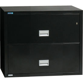 2 Drawer Lateral File Cabinet, Letter & Legal Size, 31"W x 23-5/8"D x 28-3/4"H, Black