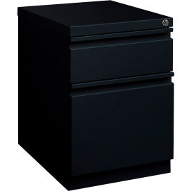 20" Deep Mobile Pedestal Box/File - Black