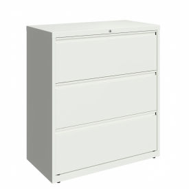 36"W 3 Drawer Lateral File Cabinet, White