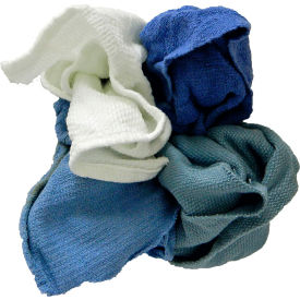 Sanitized Anti-Bacterial Woven Wiping Cloth Rags, Assorted Colors, 4 lbs.