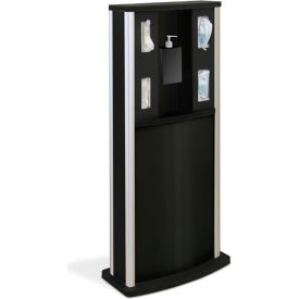 Series 900 Standard Infection Control Kiosk, Matte Black
