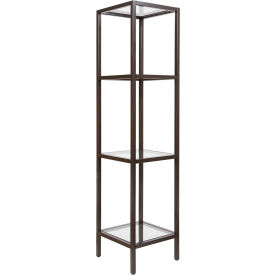 Linea Statuary Bronze Etagere