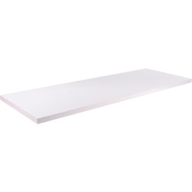 48" White Melamine Shelf