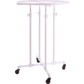 36" Dia White Round Rack