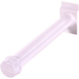 10 in. L Gloss White Slatwall Faceout