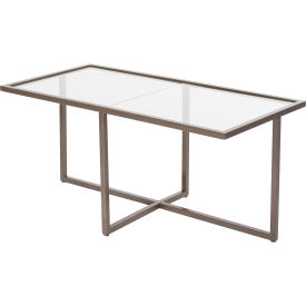Linea Small Nesting Table, Statuary Bronze