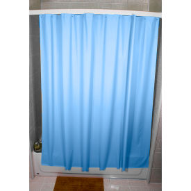 72" x 72" Vinyl Shower Curtain - Blue Taffeta Embossed - 6 Gauge - 12 per Pack