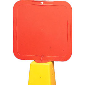 Cone Lock In Sign, 8" x 8", Emphasize Your Message