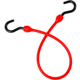 18" Bungee Cord with Over Molded Nylon Ends - Red