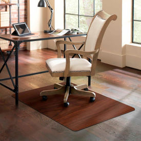 Trendsetter Chair Mat for Hard Floors - 36" x 48" - Dark Cherry Woodgrain