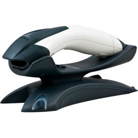 Cordless 1D Handheld Barcode Scanner with Charge or Comm Base & USB Cable, Ivory