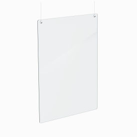 Hanging Sneeze Guard, Acrylic 23-1/2"W x 31-1/2"H