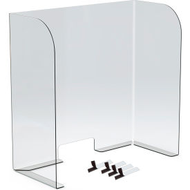 Countertop Sneeze Guard, Acrylic 23-1/2"W x 30-1/4"H
