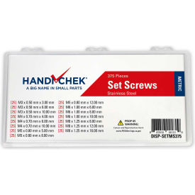 Metric Set Screw Stainless Steel Assortment 375 Piece