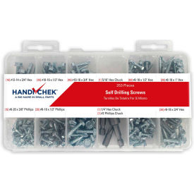 Self Drilling and Tapping Screw Assortment 253 Piece