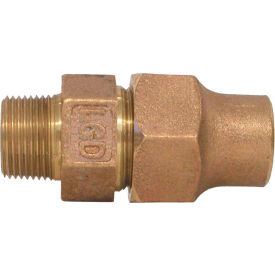 3/4" T-4100NL No Lead Bronze Flare x MNPT Coupling