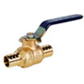 3/4" T-2006 No Lead, DZR Forged Brass PEX Ball Valve