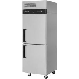 Reach In Freezer, 2 Solid Half Doors, 24 Cu. Ft., Stainless Steel