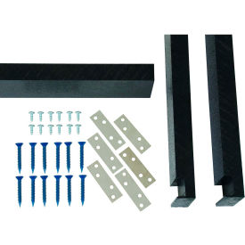 Locker Base Kit for 3 Lockers 45x18 - Black