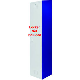 End Panel for Slope Top Locker 18x72 - Deep Blue