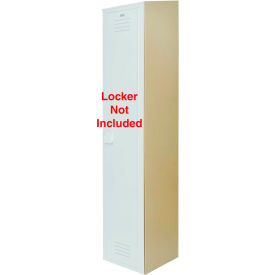 End Panel for Slope Top Locker 12x72 - Beige
