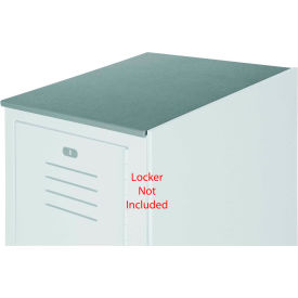 Locker Slope Top Kit for 3 Lockers 18x36 - Gray