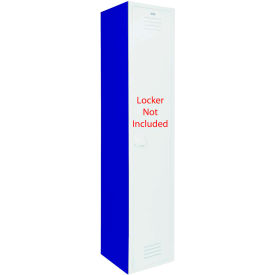 End Panel for Flat Top Locker 18x60 - Deep Blue